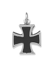 Sterling Silver Maltese Cross Charm