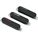 Lace Sensor Blue-Silver-Red 3-Pack S-S-S Set, Black