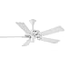 Hunter 52 Energy Star Ceiling Fan: The Archive Original, Satin White Model #23862