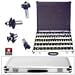 80-Piece Premium-Grade 1 2 Tungsten Carbide Router Bit Set - 3 and 2 Blade - Aluminum Case