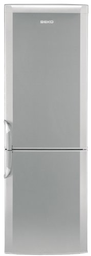Beko CSA 34030 S Kühl-/Gefrierkombination / A++ / 292 Liter Nutzinhalt / 186,5 cm x 59,5 cm / Silbern