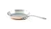 Mauviel M'Heritage M150S 6113.22 Copper 8.6-Inch Round Frying Pan, Cast Stainless Steel Handles.