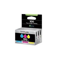 Lexmark 14N0849 100 Tintenpatronen dreifarbig 3er-Pack