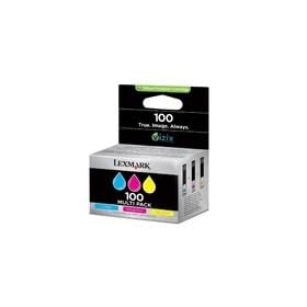Lexmark No.100 Combo Pack Ink Cartridge - Cyan/Magenta/Yellow