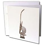 African Art - African Male Chi-Wara - Greeting Cards-12 Greeting Cards with envelopes