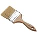 Ateco Flat Pastry Brush with Stainless Steel Ferrule & White Bristles, 1.5 Inches Wide