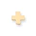 14K Gold Cross Stamping Disc