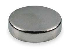 Industrial Grade 2VAF4 Disc Magnet, Rare Earth, 4.9 Lb, 0.250 In