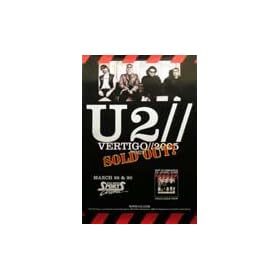 U2 - Vertigo Tour San Diego Sports Arena - Poster 25"x37"
