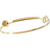 14K Yellow Gold Child's Expandable Heart Bracelet