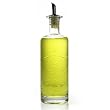 16oz Capacity Etched Cruet with Spout for Oil and Vinegar
