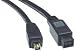 Video Games : Tripp Lite F019-006 IEEE 1394b Firewire 800 Gold Hi-speed Cable, 9pin/4pin - 6ft