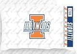 Illinois Fighting Illini Pillow Case