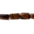 7 Inch Strung Stone Tiger Eye 10mm X 16mm Beads