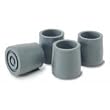 Lumex Replacement Tips for Walkers, Pack of 2 Pairs