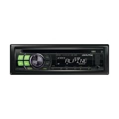 Alpine CD/MP3 Receiver CDE-120 R mit Front USB/AUX-Anschlu� in gr�ner Tastenbeleuchtung, 4 x 50 Watt