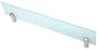:USE Berrol Glass Console, Satin Nickel
