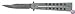 All Stainless Folder w/Circle Pierced Handle w/Plain Blade - Valor 3230, Knives Pocket/Folder