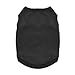 DOGGIE DESIGN Cotton Dog Tank (Jet Black, 3XL)