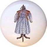 Vintage-look Country Dress Drawer Pull Knob