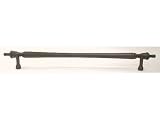 Top Knobs Appliance Handles M824-18 pair back to back passage Door pull in Patine Rouge