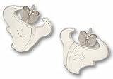Houston Texans Sterling Silver Dangle Earrings