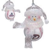 Arizona Diamondbacks MLB Home Run Snowman Ornament (3