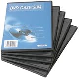 Slimline DVD Library Case, 5 Pack