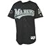Florida Marlins Jersey - Authentic Blank Alt Home Jersey by Majestic (Adult X-Large)