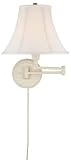 Lite Source Charleston White Swing Arm Sconce