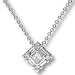 18 carat White Gold 0.46 carat Fine Diamond Pendant. with 18 carat fine
