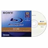 SONBNE25AHE BD-R Blu-Ray Disc, Rewritable, 72mbps, 25GB, Branded