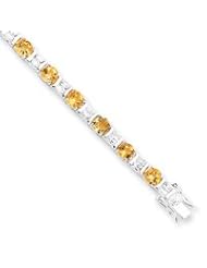 Sterling Silver Citrine Bracelet