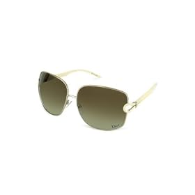 Buy Christian Dior Dior Comicstrip - Metal Sunglasses gold ivory shaded brown by Christian Dior