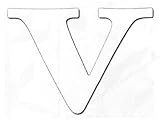 EK Art Blanche MDF 16 Letter V
