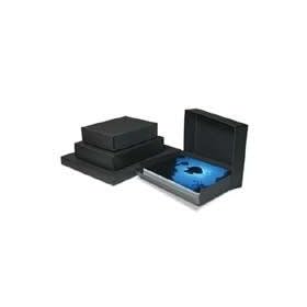 Print File Black Drop-Front Metal Edge Archival Box 20.5 x 24.5 x 1.5 by 