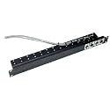 Middle Atlantic Universal Connector Panel UNI-1-C - Patch panel - black - 1U - 16 ports