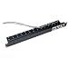 Middle Atlantic Universal Connector Panel Uni-1-c - Patch Panel - Black - 1u - 16 Ports
