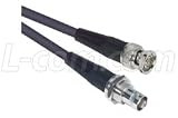RG59B/U BNC Plug to BNC Bulkhead Style Jack - Ideal for Panel Mount Applications 50.0 FEET