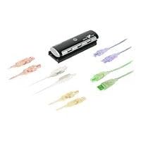 Cables To Go - 35552 - USB 2.0 Aluminum Hub 7-Port with 5 Illuminuted Cable Kit by Cables To Go
