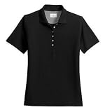 NEW Outer Banks - Ladies Egyptian Diamond Knit Sport Shirt Black-L