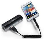 LifeCHARGE  4500mAh Portable Power Bank Backup Charger for iPhone 5S, 5C,5 - Retail Packaging - Black