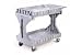 Akro-Mils Two-In-One Plastic Stock & Utility Procart 45 L X 24 W Gray