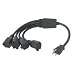 Cables to Go 1.5 ft 1 to 4 Power Cord Splitter