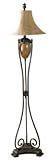 Uttermost Madero Warm Brown Glaze Curled Iron Floor Lamp