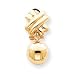 Jewelry : 14k Non-Pierced Fancy Ball Earrings