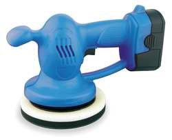 Westward 1VUB8 Auto Polisher, 18 VDC, 10 In, w/2 Bonnets