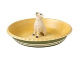 Review Pfaltzgraff 43857600 / Pfaltzgraff Circle of Kindness The Very Berry 9-Inch Pie Dish with Whimsical Lamb Pie Vent