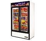 TRUE Refrigeration GDM-43F – 2-Section Glass Door Freezer Merchandiser, 40.6-cu ft