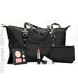 Lancome Makeup by Lancome, Black Handbag with Cosmetic case